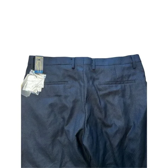 PIAZZA ITALIA Men’s Blue Trouser Dress Pants Slacks Regular Fit Size 48